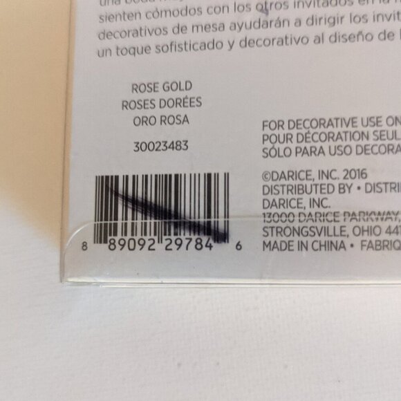 NWT David Tutera 25 Rose Gold Table Number Cards Wedding Reception Fancy Party - Picture 6 of 6